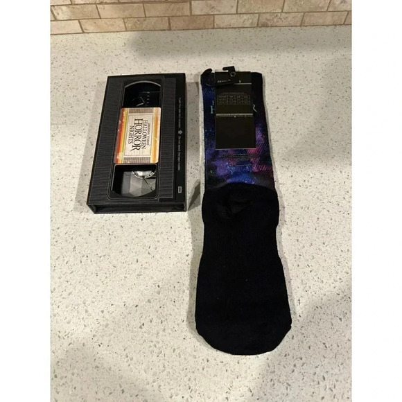 2019 Halloween Horror Nights ghost buster Socks In VHS Packaging ba - Picture 4 of 4
